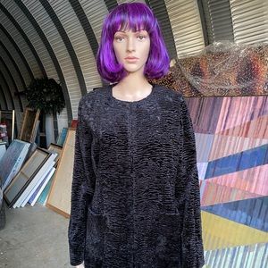 Ralph Lauren Faux Fur Persian Lamb Coat